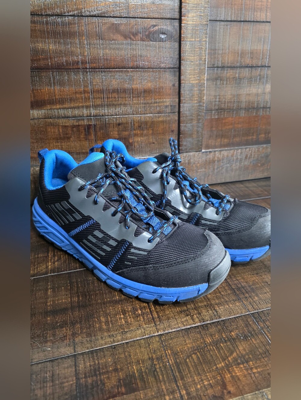 Danner Day One Safety Run Time 3" NMT‎ Composite Toe Black/Blue Work Shoes 10